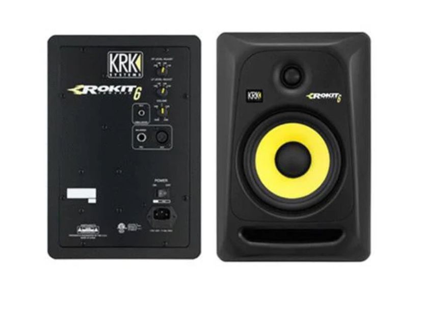 KRK Rokit 6 G2 — студійна активна колонка + кабелі RCA та живлення