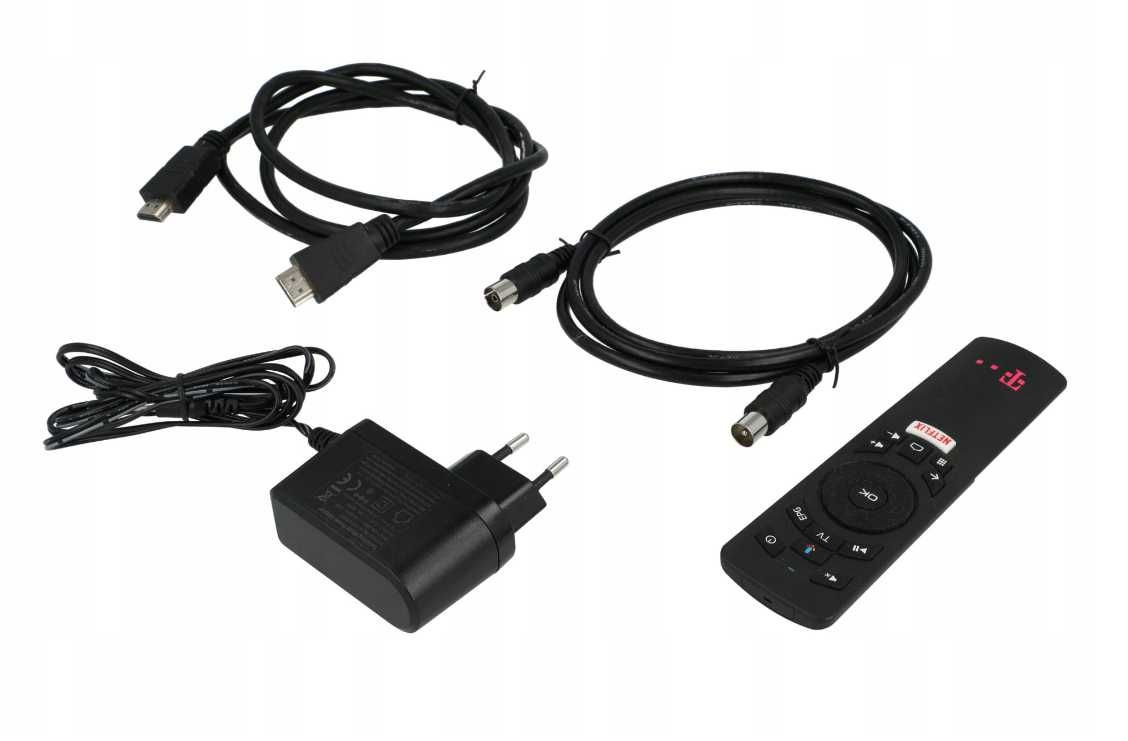 Dekoder T-Mobile Box 4K tuner DVB-T2 Ready HEVC Android TV Gwarancja