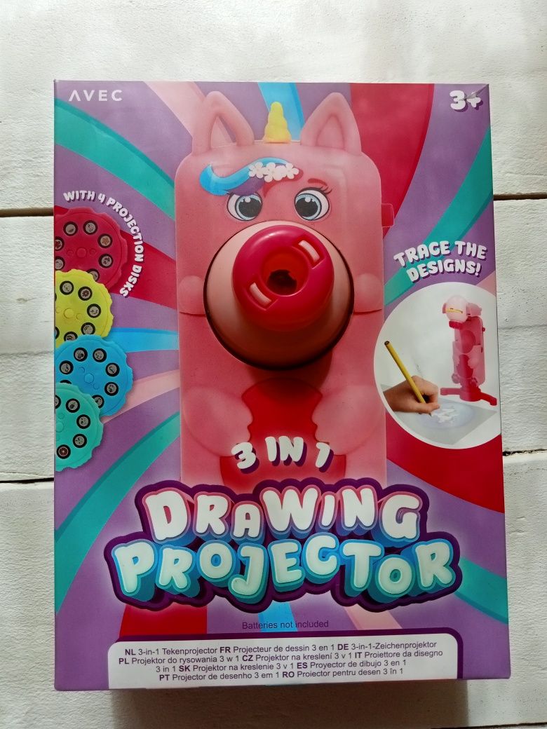 Projektor do rysowania dla dzieci jednorożec