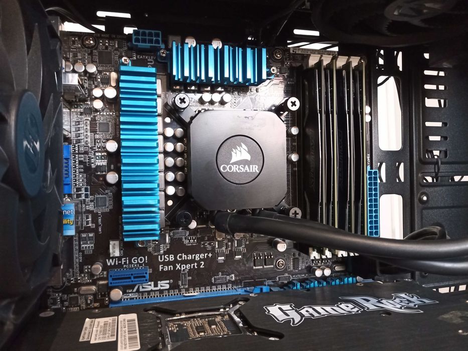 Komputer GTX 1070 i7 3770k 32GB RAM ASUS chłodzenie wodne