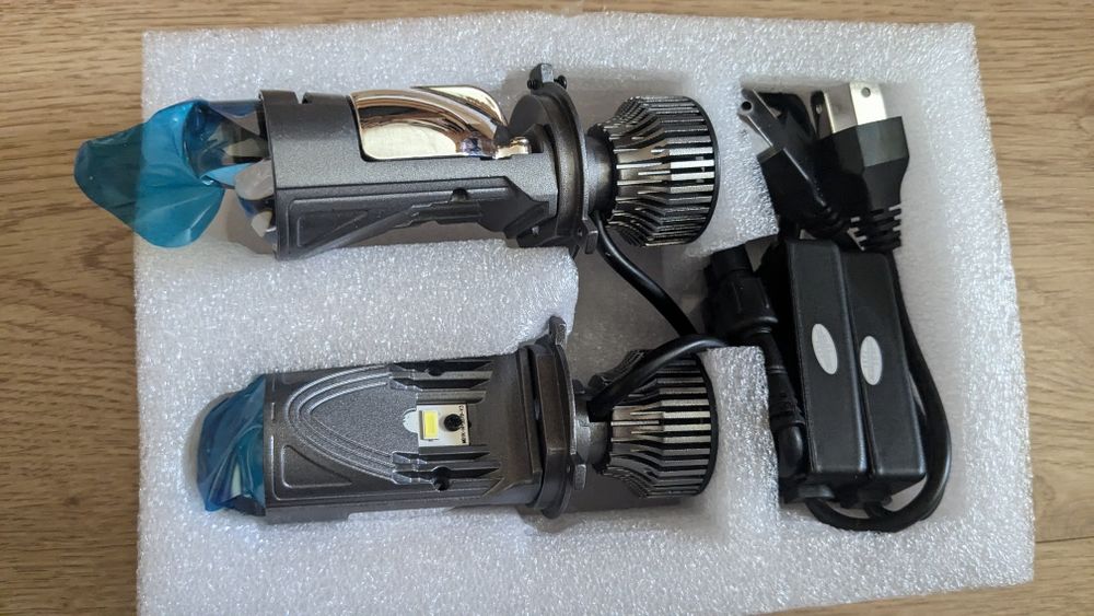 H4 Led мини линзы билинзы как ксенон