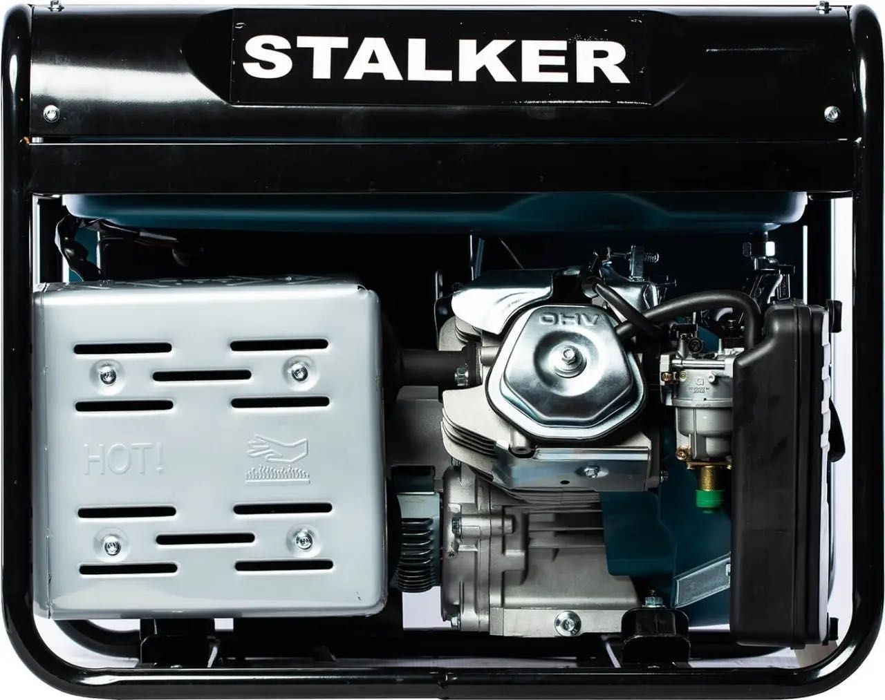 Бензиновий генератор 4.5 кВт з електростартером STALKER SPG-6500E