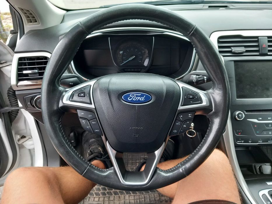 FORD FUSION MONDEO MK5 KIEROWNICA SKÓRA MULTIFUNKCJA