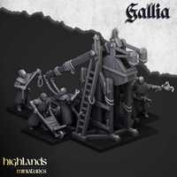 Gallia Trebuchet Highlands Miniatures Old World Warhammer