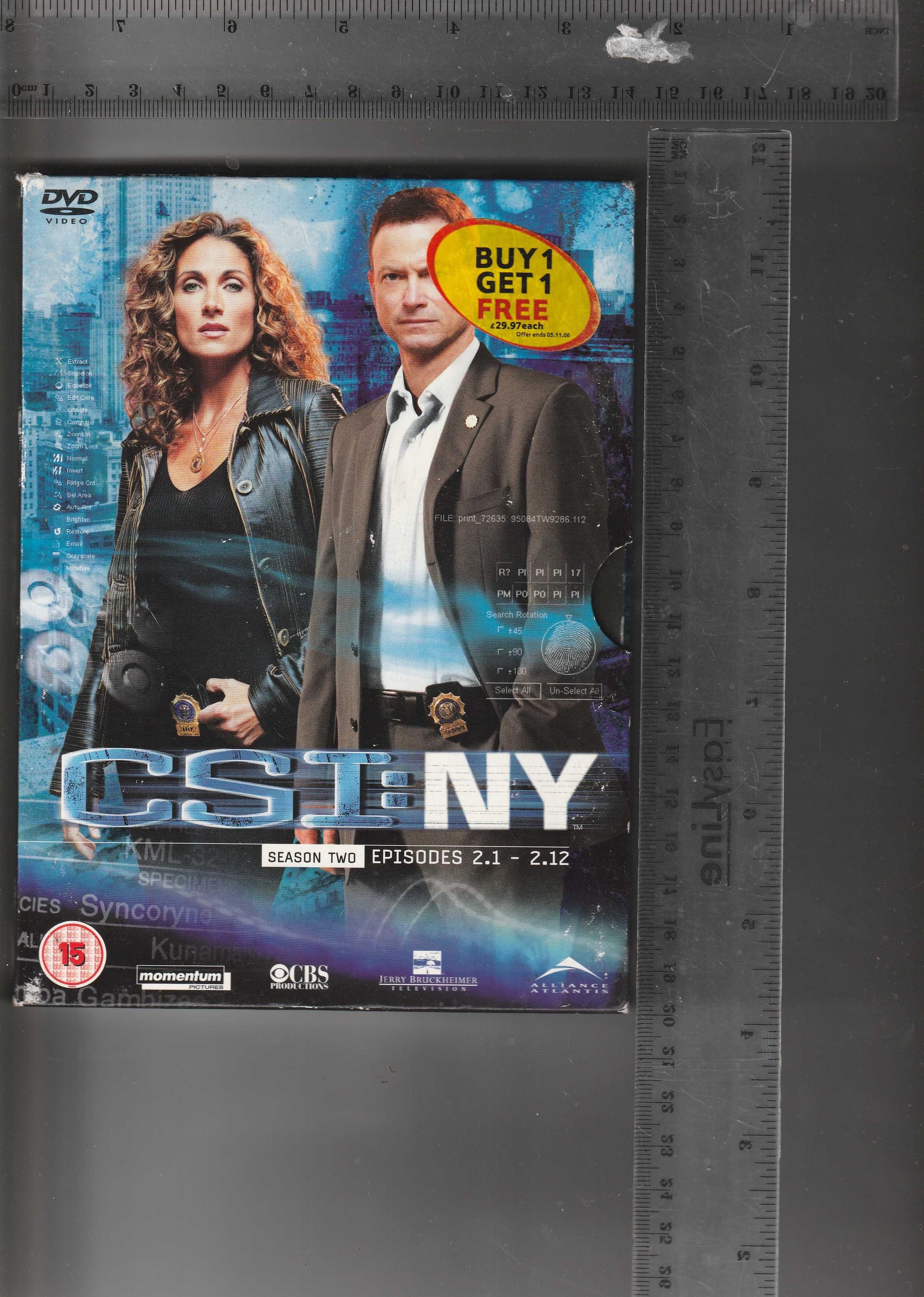 CSI: NY Season 2 episodes 1-12 DVD