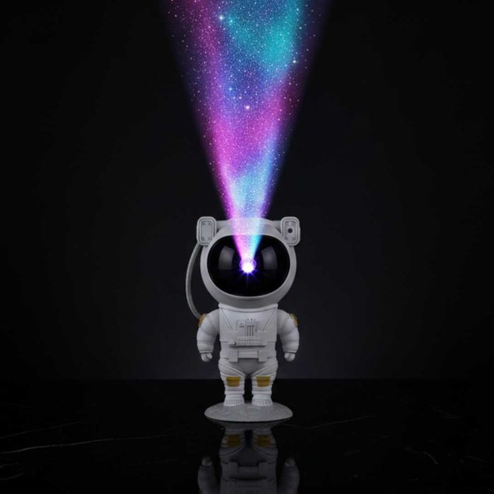 ASTRONAUTA RZUTNIK GWIAZD  Lampka Nocna dla Dzieci Projektor