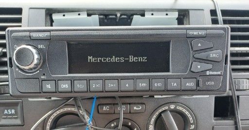 Oryginalne radio Mercedes Atego 24v 1 din dab Bluetooth usb 2023 r.
