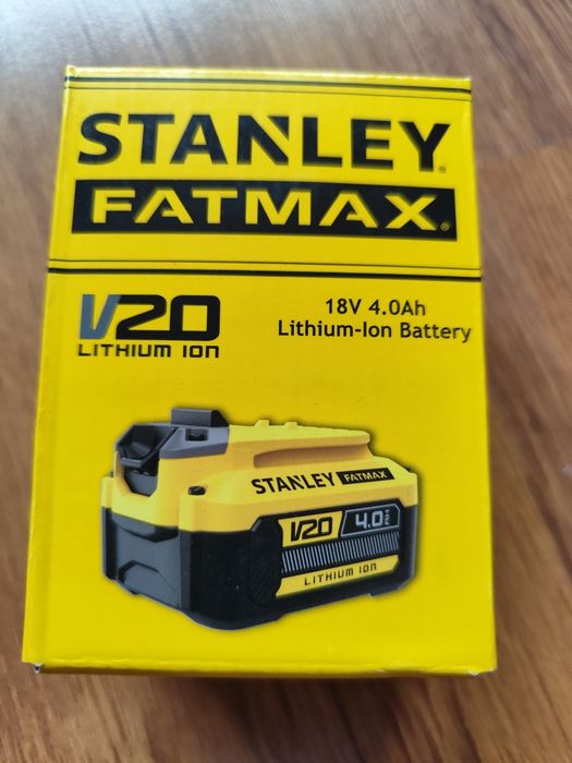 Nowy akumulator Stanley V20 4Ah
