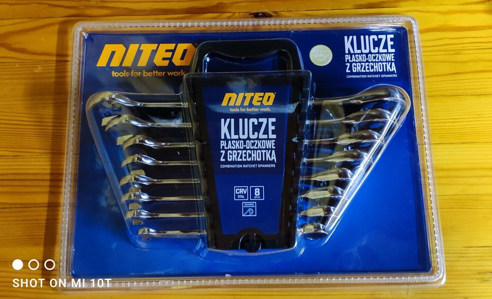 Klucze płasko-oczkowe Niteo Tools