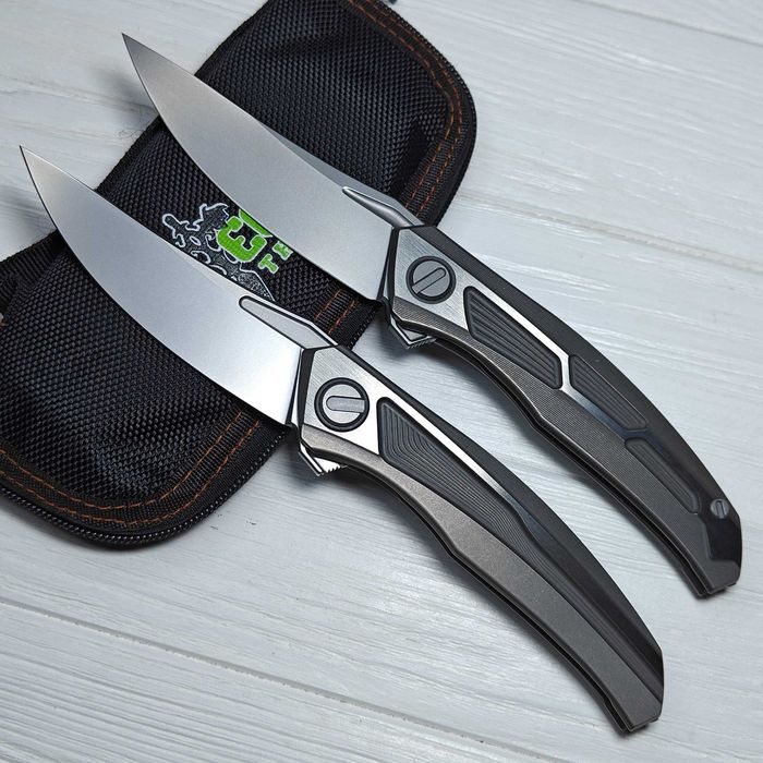 Складной нож Green thorn Quantum VG10 титан (Широгоров) EDC премиум