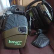 Комплект: активні стрілецькі навушники IMPACT + транспортний кейс !
