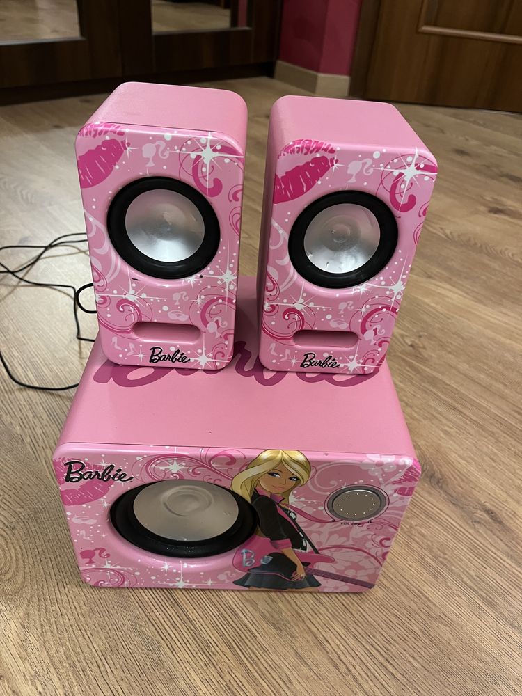 Głośniki różowe Barbie