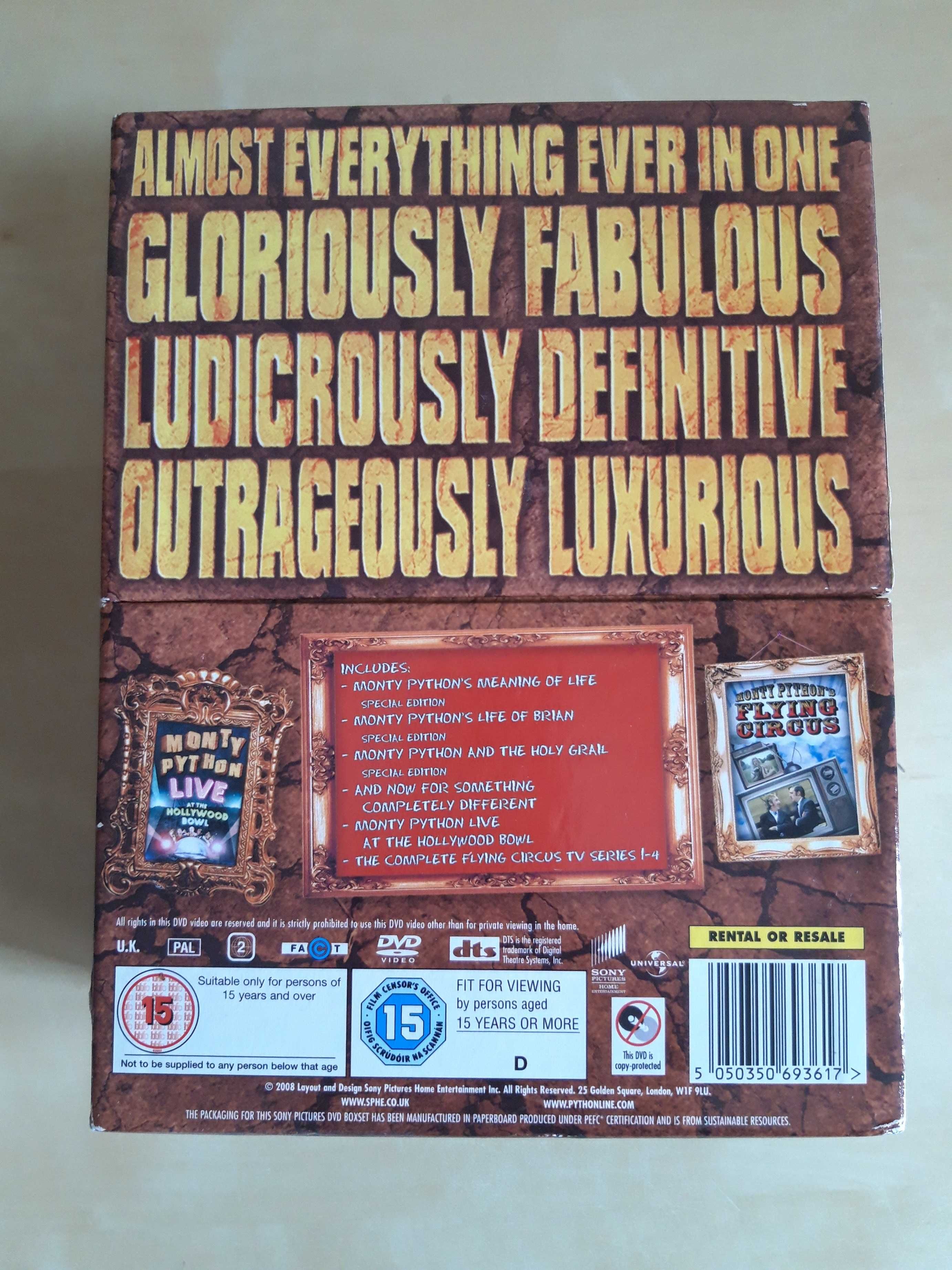 Monty Python Box, 15 DVD