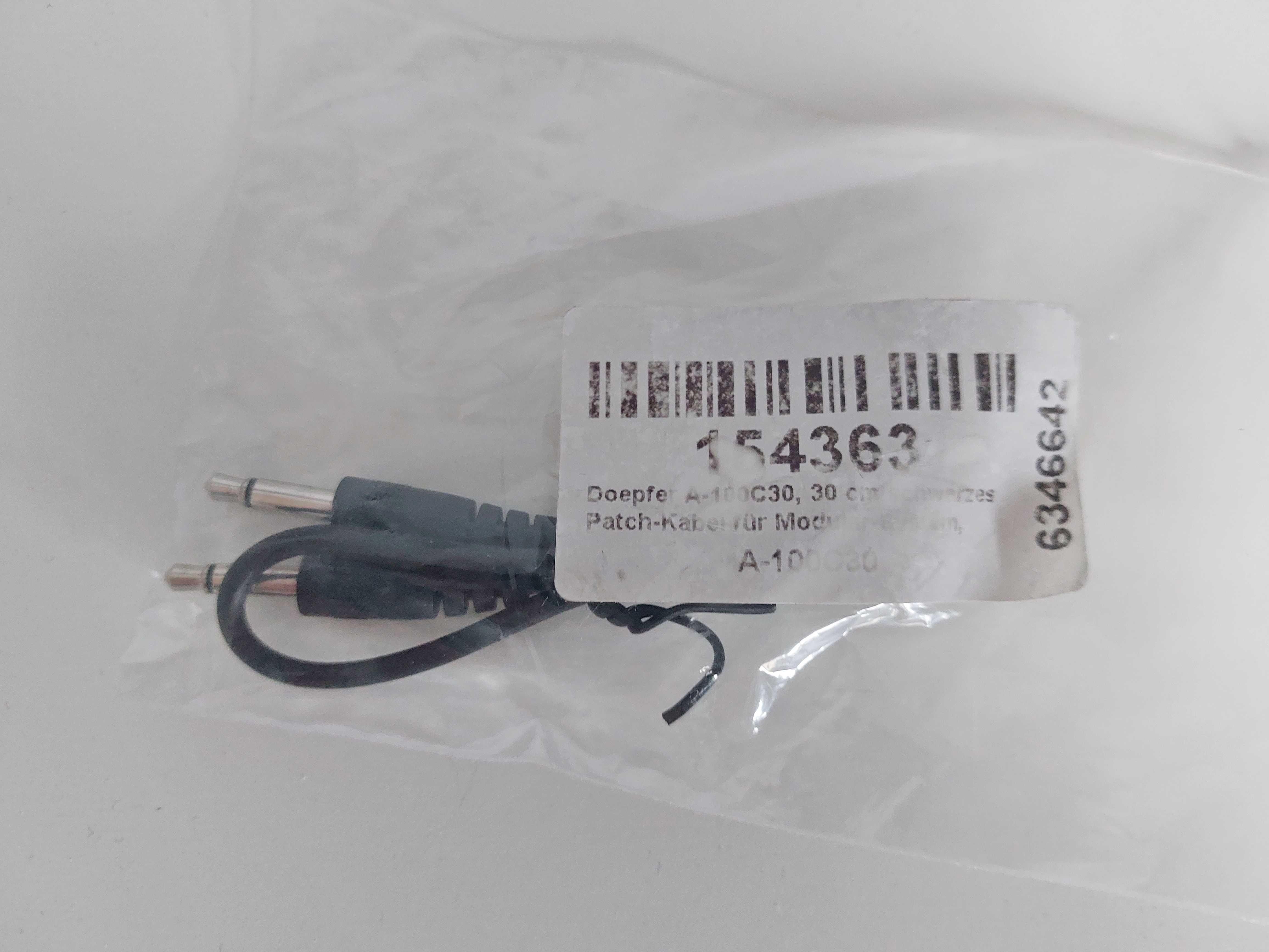 nowy kabel mono jack Doepfer A-100C30, syntezator