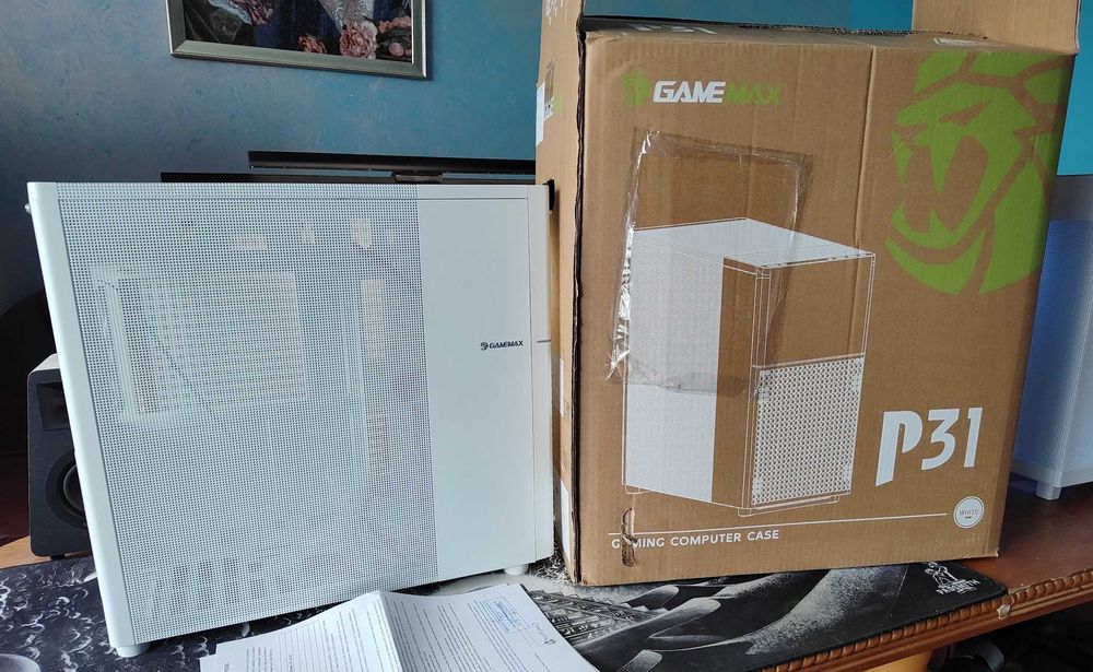 Корпус комп'ютерний GameMax P31 WH (новинка 2025!)