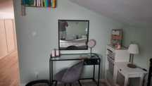 Lustro kwadratowe czarne  Ikea Nissedal 65x65 cm