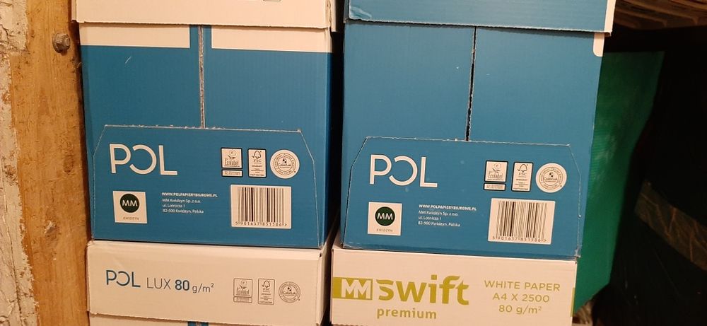 Papier ksero Pollux A4 karton 5x500