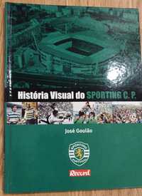Livro cromos História Visual do Sporting