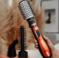 Фен щетка для волос БРАШ Brush с вращением Gemei GM-4828
