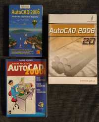 Livros AutoCAD 2006, 2006 2D e 2000i.