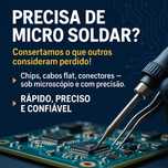Microssolda com precisão