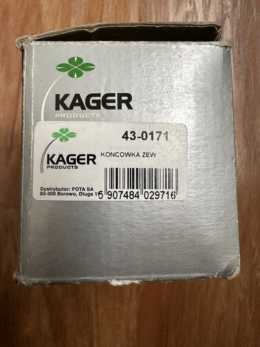 Наконечник рулевой тяги внешний 43-0171 Kager