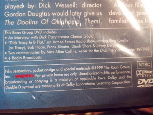 Colecção Dick Tracy - apenas um exemplar em stock (último)
