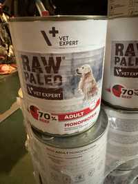 Karma VetExpert Raw Paleo monoproteina wołowa pies