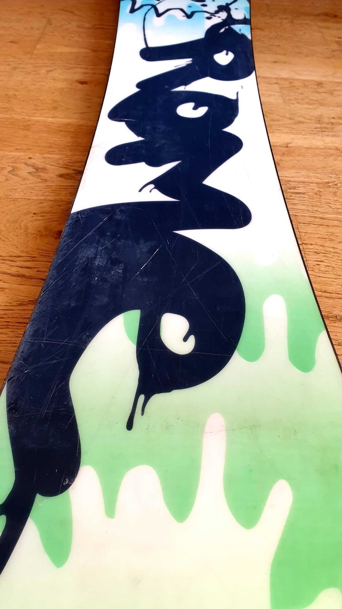 Deska Snowboardowa Rome Label 142 + wiązania SP