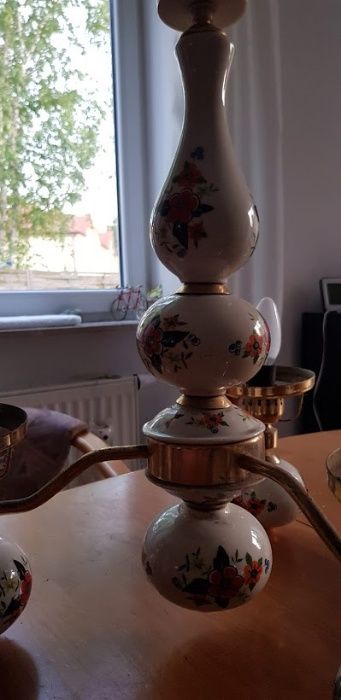 żyrandol - porcelanowy, wyjątkowy
