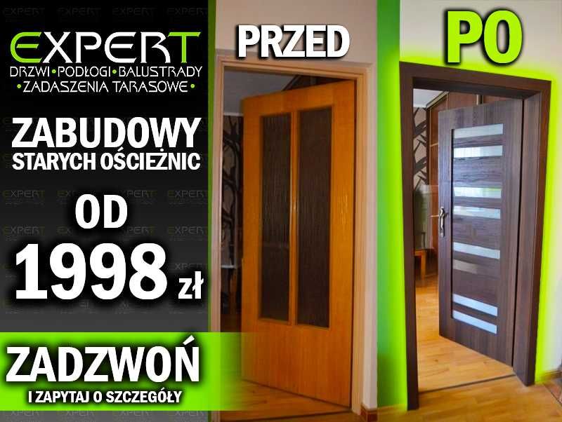 Drzwi - maskownice starych futryn, bez demontażu i wyrywania