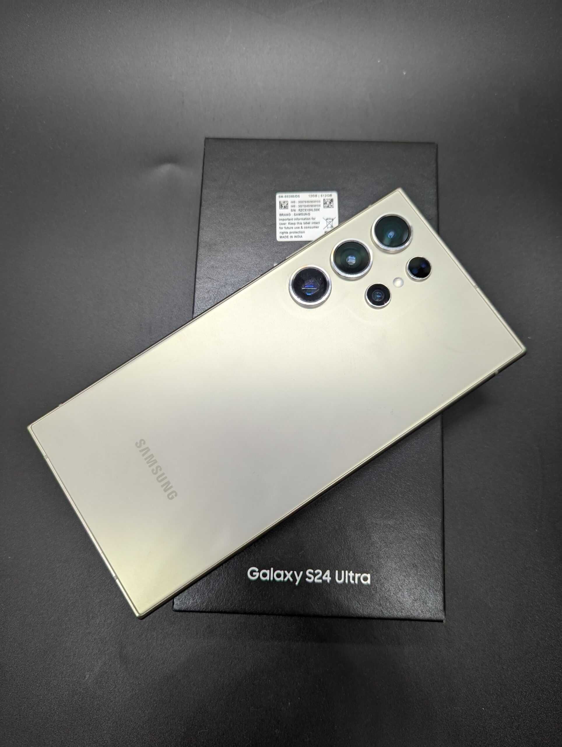 Samsung Galaxy S24 Ultra 5G – 512GB – Cor Titanium Gray – COMO NOVO!