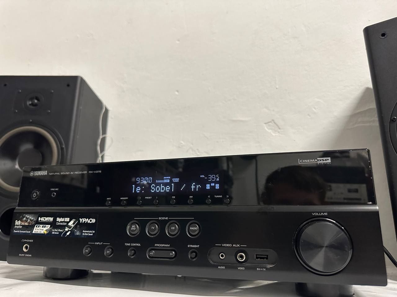 5.1 АV Amplituner Yamaha RX-V375, HDMI, 5*100Watt, USB
