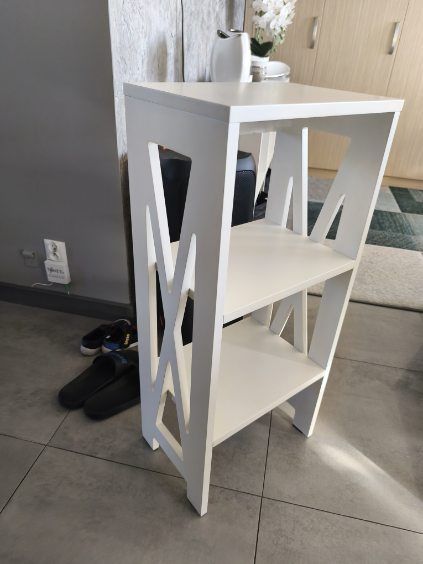 Szafka toaletka biała