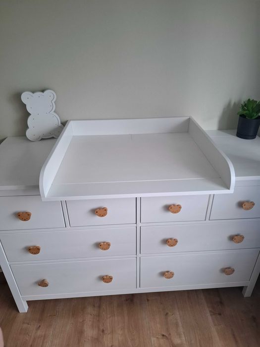 Nakładka na komodę hemnes z blendą przewijak