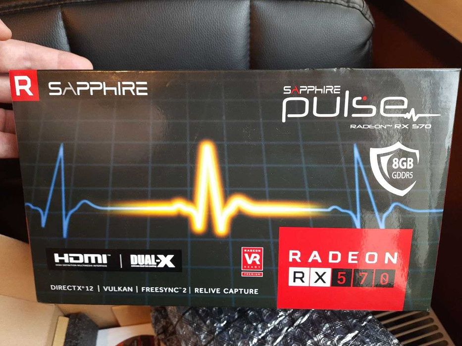 Відеокарта Sapphire Pulse RX 570 8gb. Гарантія!