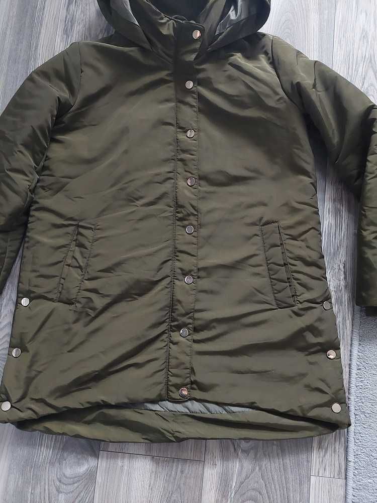 Stradivarius oliwkowa kurtka M