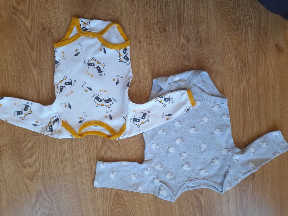 Dwupak body z długim rękawem, 62 cm, 1-3 miesiąca, Mothercare, So Cute