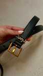 Pasek Saint Laurent YSL czarny