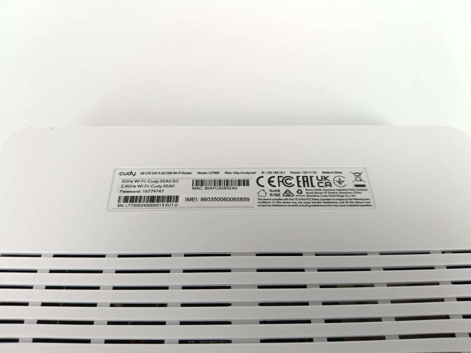 Cudy LT700E – Router 4G LTE Cat.6 z Dual‑Band WiFi