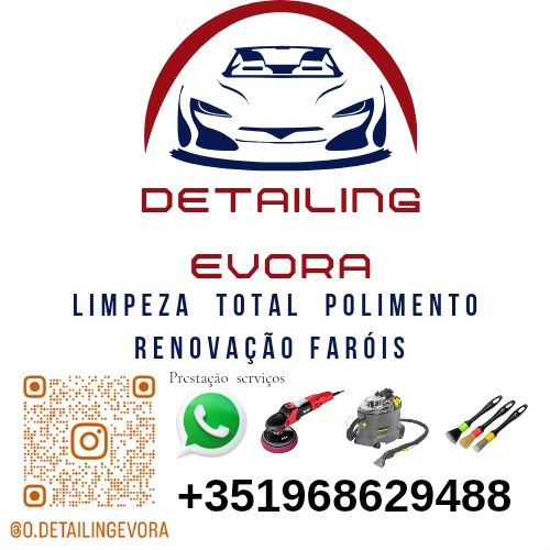 polimento  automóveis  e faróis.  limpeza interior  estofos têxtil e p