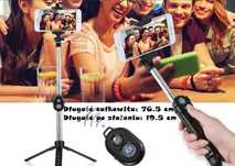 Uchwyt Selfie Stick Statyw Do Telefonu Z Pilotem Bluetooth