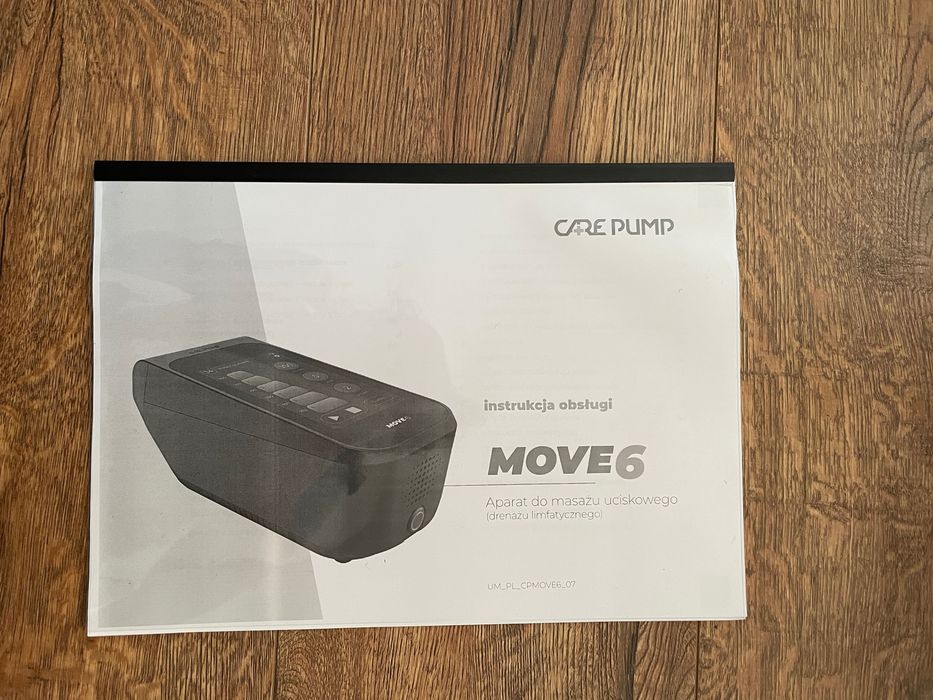 Zestaw do drenażu limfatycznego CarePump Move 6