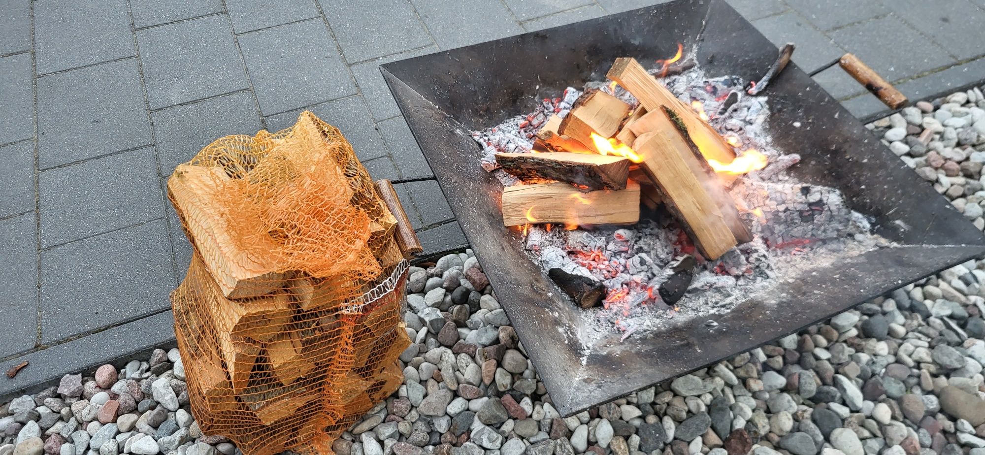 Drewno suche olchowe do palenisk tarasowych, grilowania, na ogniska,