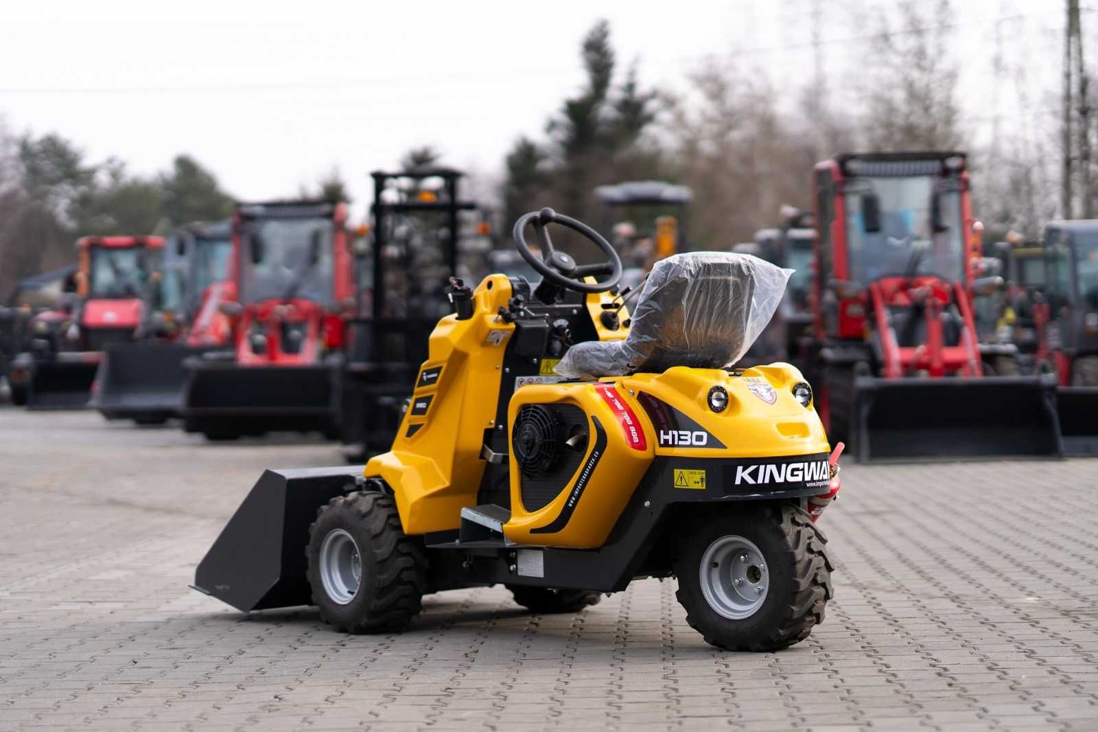 Miniładowarka Kingway Heracles H130 Transport osprzęt gratis