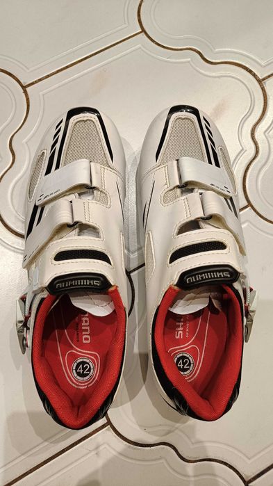 Buty szosowe SHIMANO SPD-SL SH-R107 CARBON Białe