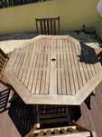 Vendo mesa jardim + 4 cadeiras