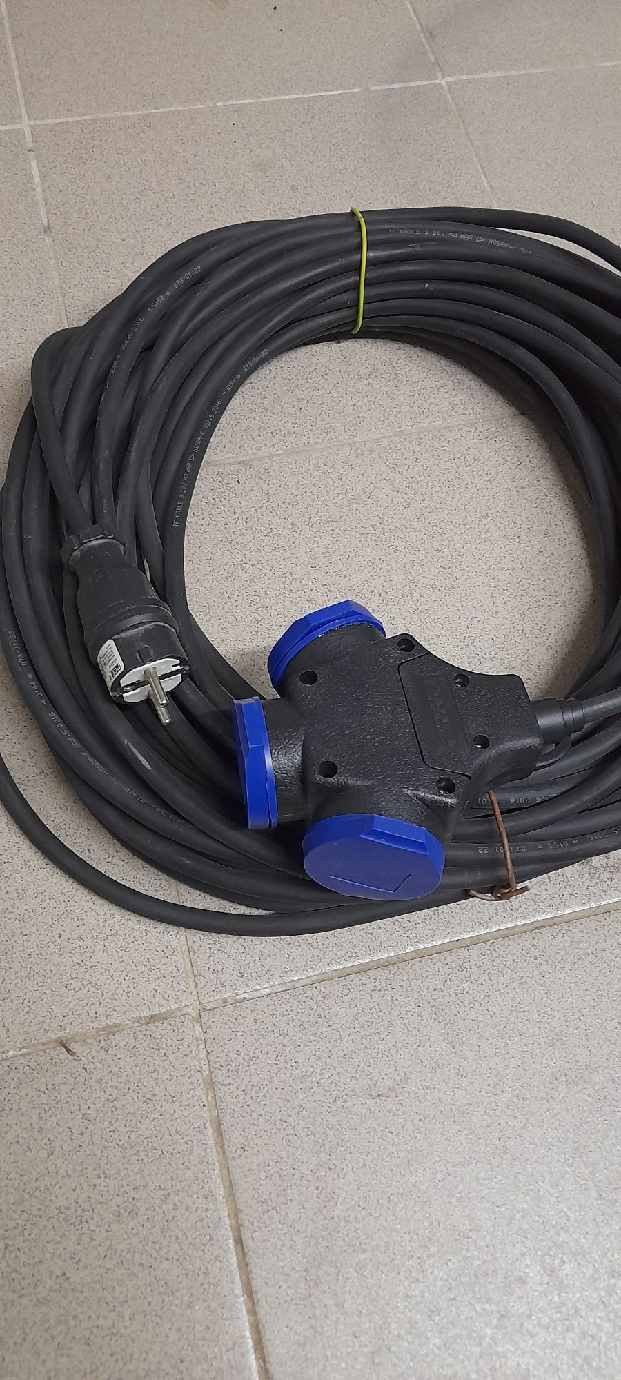 Przedłużacz kabel ip44 gumowy