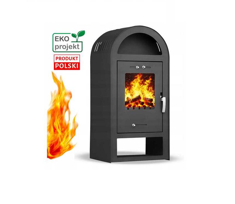 Piec piecyk koza kominek 7,5KW stalowy HESTIA wolnostojący