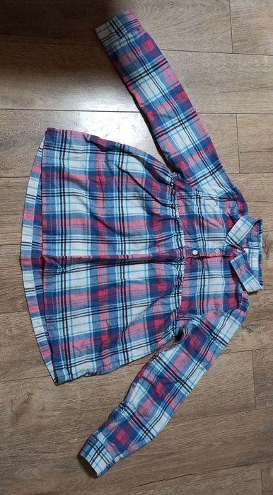 Рубашка для девочки в клетку, размер 8 Carters